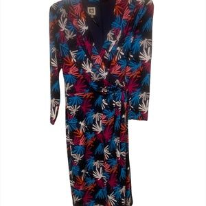 Ann Klein Print Dress